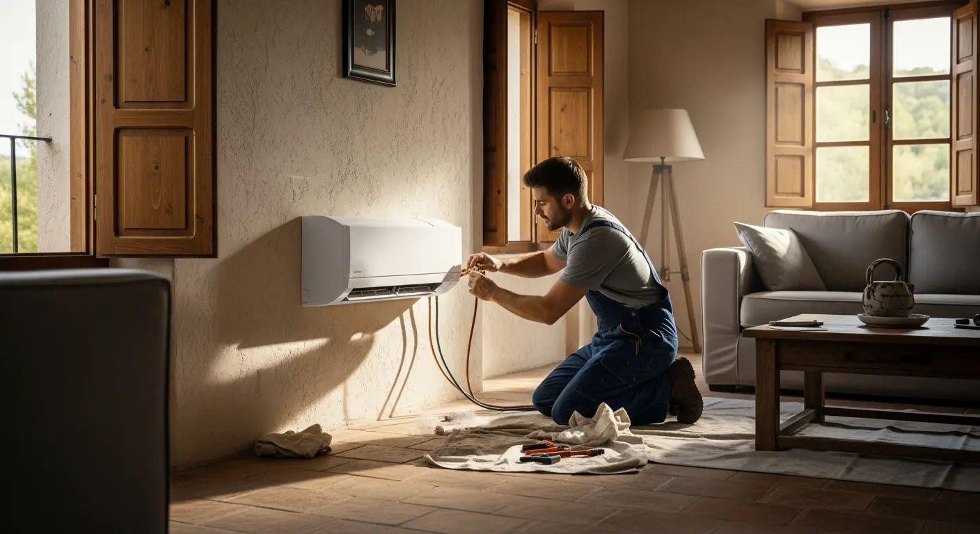 Installation de Climatisation Réversible et Pompe à Chaleur à Avignon